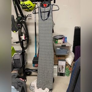 Pact Organic Cotton Striped Dress